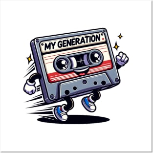 My Generation Cassette Tape mascot Posters and Art